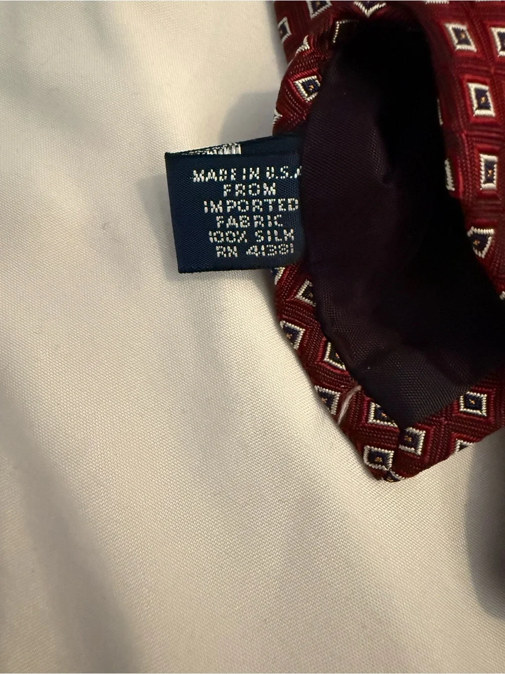 Like New Vintage Ralph Lauren Polo Geometric Tie
